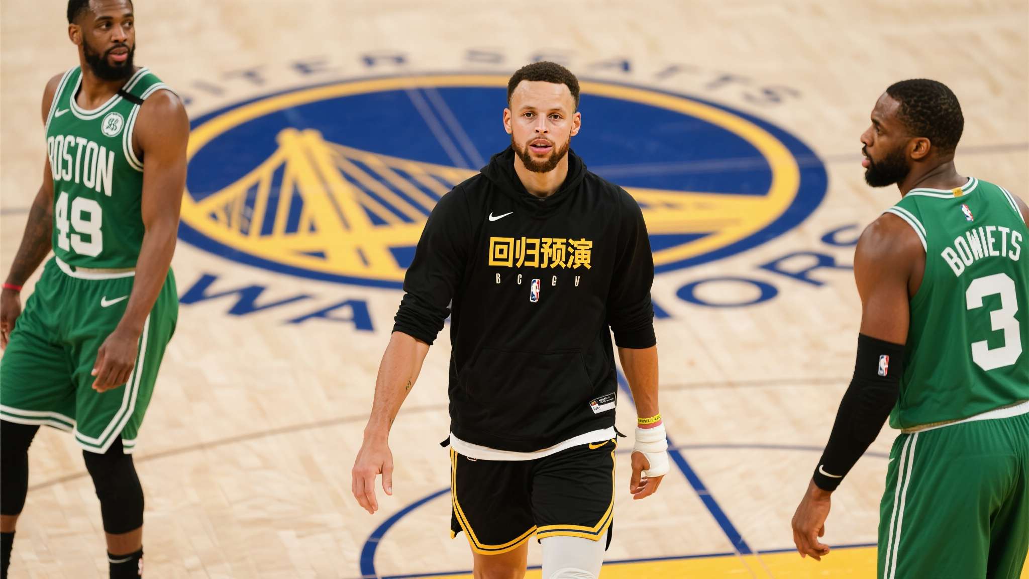 在NBA每个重要节点上，一位超巨的健康状况总能左右全局。【库里的“回归预演”正式